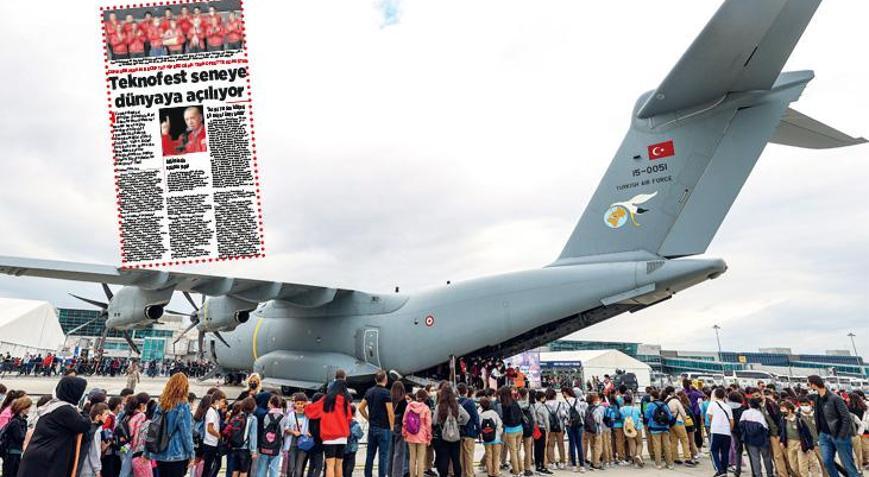 Atatürk Havalimanı’nda Teknofest coşkusu