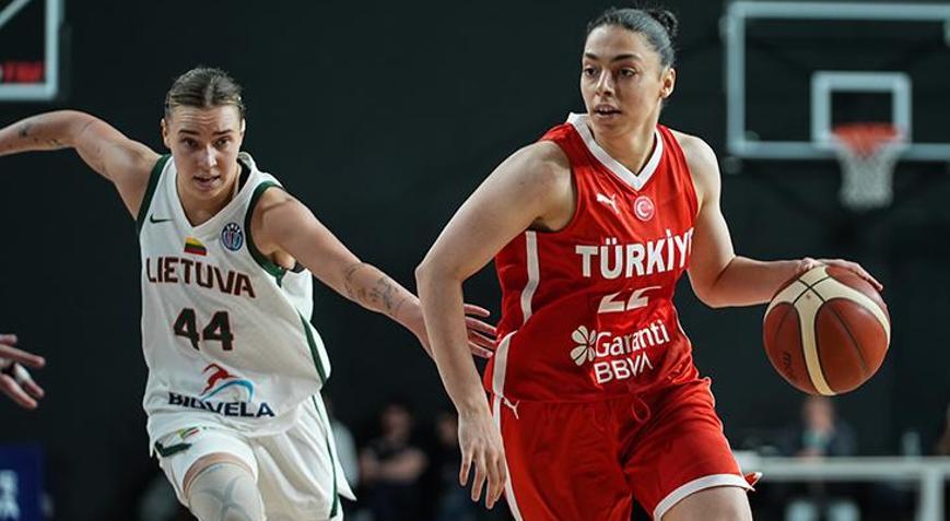 A Milli Kadın Basketbol Takımı, Litvanyaya takılmadı