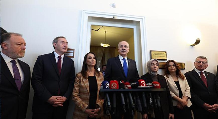 TBMM Başkanı Kurtulmuştan DEM Parti ve İYİ Partiye ziyaret