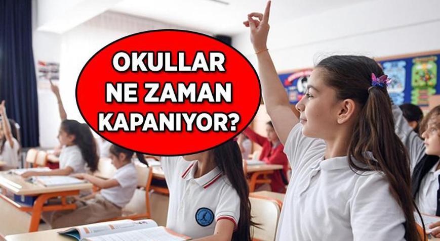 Okullar ne zaman kapanıyor 2025 Karne günü ne zaman, ayın kaçında Öğrencilerin yaz tatili ne zaman başlıyor