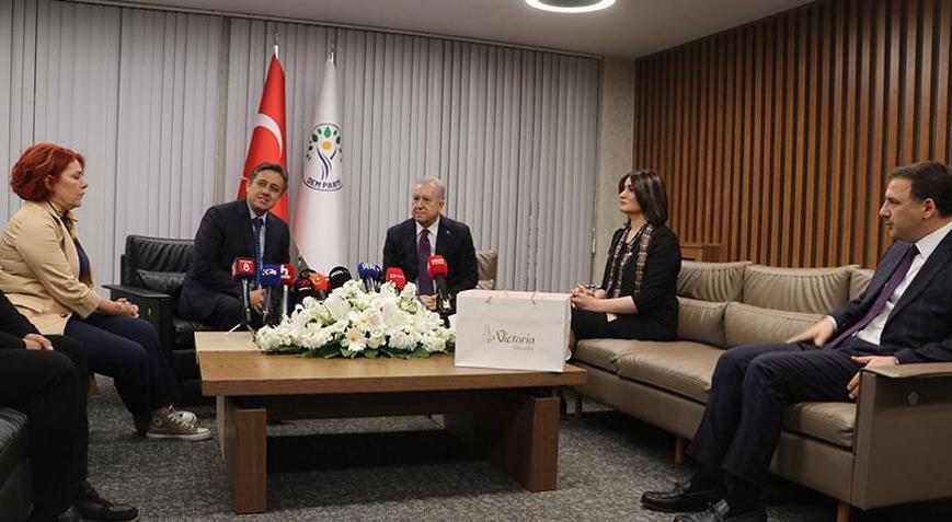 MHPden DEM Partiye bayram ziyareti