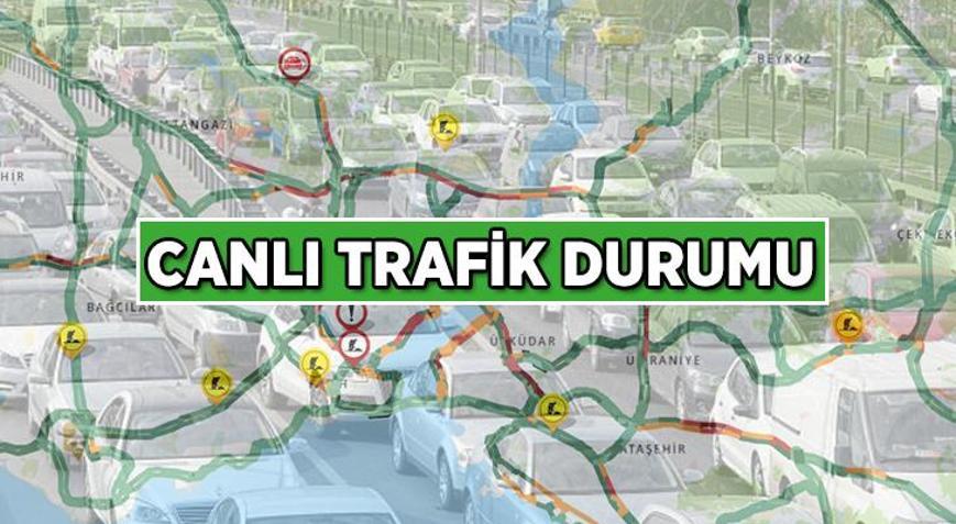İBB İstanbul trafik yoğunluğu nasıl 8 Haziran bayramın 3. gününde trafik var mı İşte canlı yol durumu haritası
