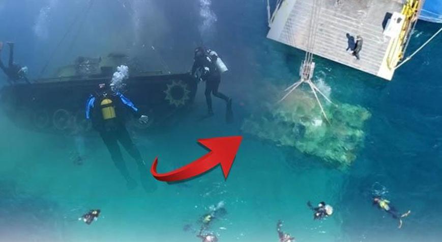 Sarosa batırılan tankın akıbeti Sıra dışı dönüşüm: Savaş bitti, tek amacı var