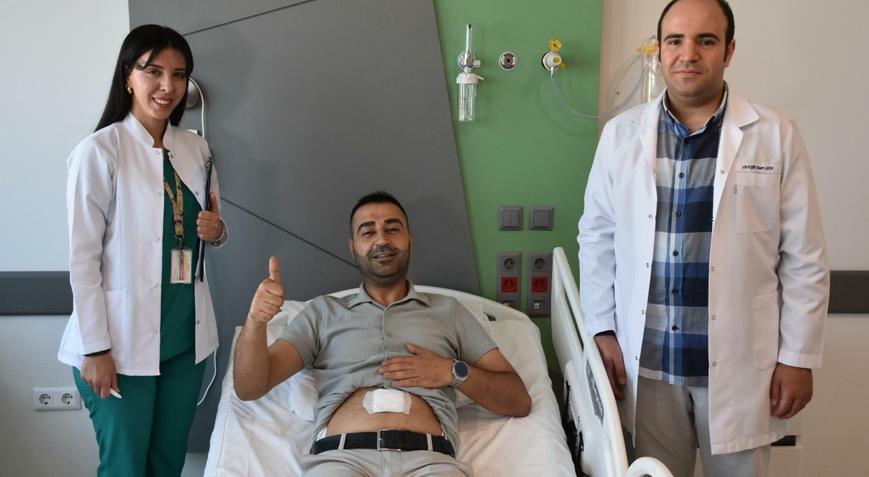 Yeni nesil yöntemle apandisit ameliyatı sonrası ertesi gün işine döndü