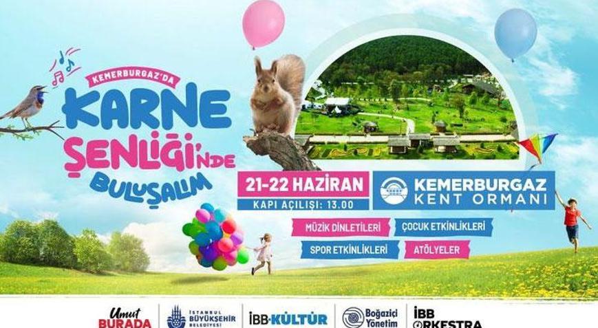 İSTANBUL KARNE ETKİNLİKLERİ 21 HAZİRAN 🌲 Ücretsiz karne günü etkinlikleri neler İBB Kemerburgaz karne şenliği 2025