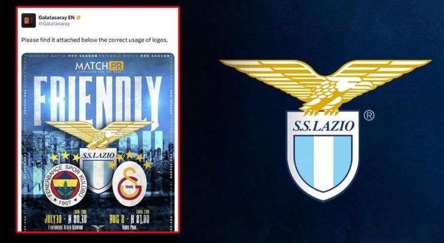 Galatasaraydan Lazioya Fenerbahçe logosu uyarısı