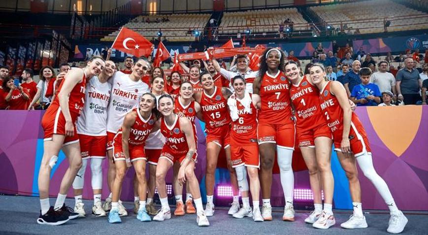 A Milli Kadın Basketbol Takımı, Avrupa Şampiyonasında çeyrek finalde