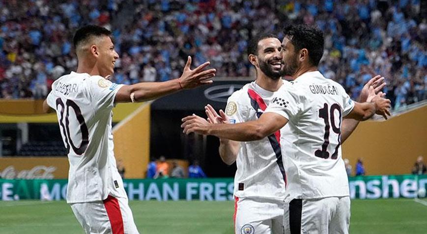 Galatasarayın transfer radarındaki İlkay Gündoğan şov yaptı City gol yağdırdı