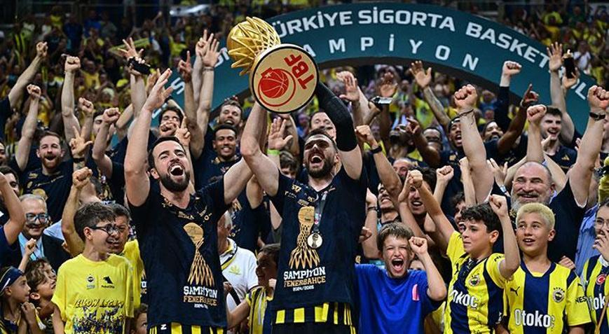 Basketbol Süper Liginde şampiyon Fenerbahçe Beko Finalde Beşiktaş Fibabankayı yendi