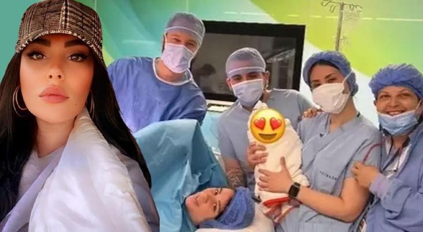 Tuğçe Tayfurdan üçüncü çocuğu Necla Hira ile yeni kare Sonsuz aşklarım benim