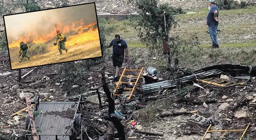 ABD’de iki iklim felaketi: Yangın ve sel 32 ölü, 27 kayıp çocuk