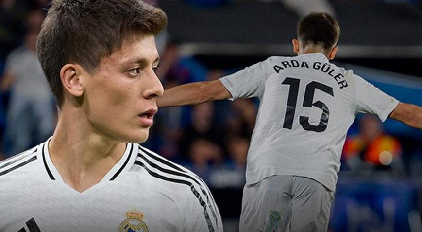 Real Madridde Arda Gülere jest