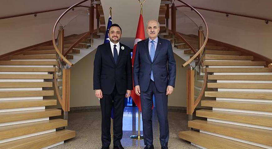 Meclis Başkanı Kurtulmuş, Türkiyenin Saraybosna Büyükelçiliğini ziyaret etti