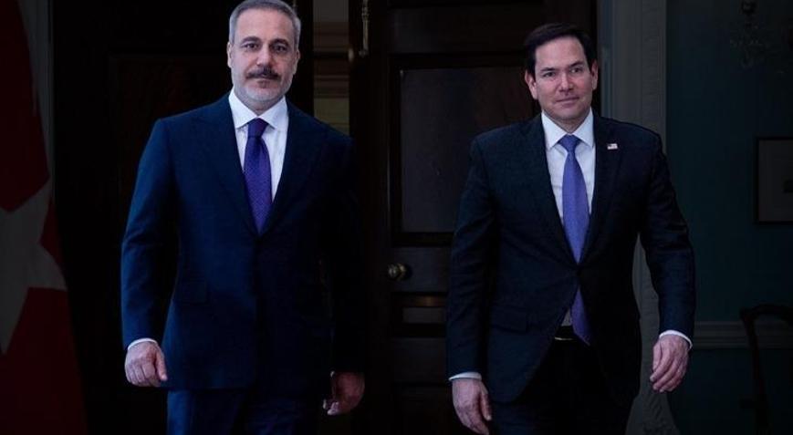 Dışişleri Bakanı Hakan Fidan ABDli mevkidaşı ile Suriyeyi görüştü