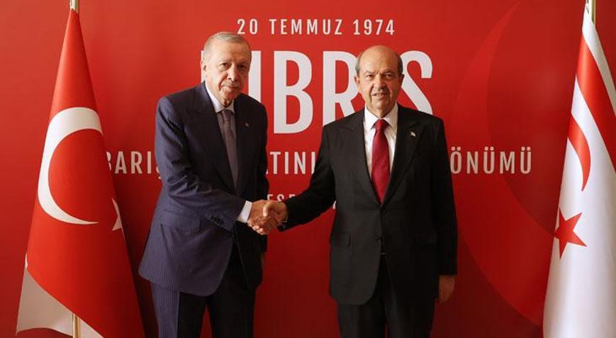 Cumhurbaşkanı Erdoğandan KKTCdeki açılış törenlerine ilişkin paylaşım