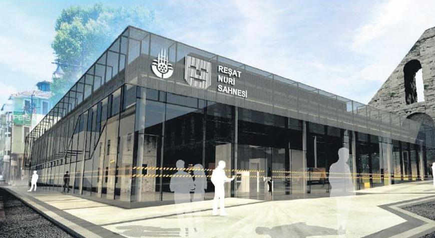 Reşat Nuri Sahnesi’nde ilk etap tamamlandı