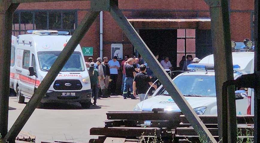 Zonguldakta maden ocağında gaz püskürmesi 5 işçi hastaneye kaldırıldı