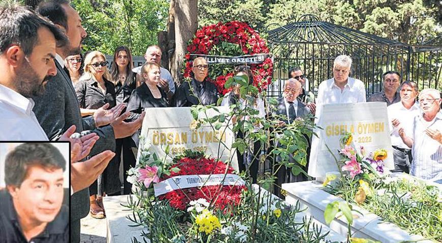 Örsan Öymen’i mezarı başında andık