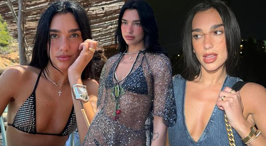 Dua Lipa ve sevgilisinden aşk dolu pozlar