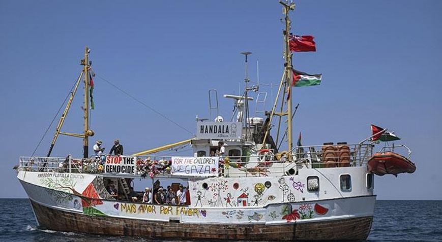 Gazzeye giden Handala gemisiyle iletişim kesildi