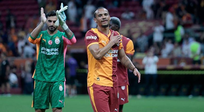 Galatasarayda Leroy Sane ilk maçına çıktı