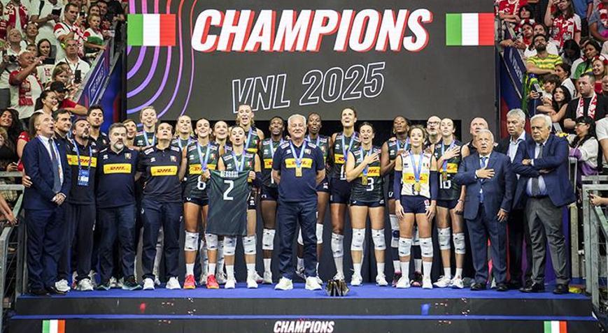 Milletler Liginin şampiyonu İtalya kupasına kavuştu