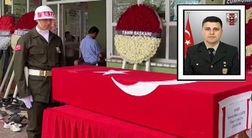 Şehit Topçu Uzman Çavuş Servet Ökkeş Çakır memleketinde son yolculuğuna uğurlandı