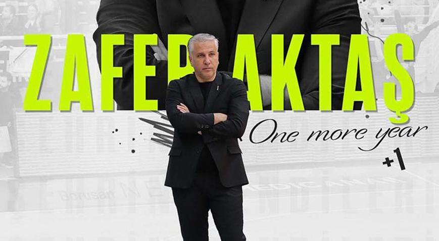 Merkezefendi Belediyesi Basket, Zafer Aktaş ile sözleşme uzattı