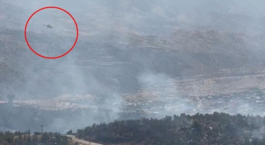 Şırnak’taki örtü yangını kontrol altına alındı