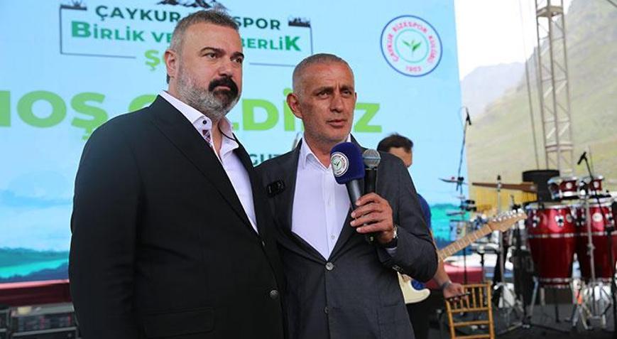 İbrahim Hacıosmanoğlu, Çaykur Rizespor’un ‘Birlik ve beraberlik şölenine’ katıldı