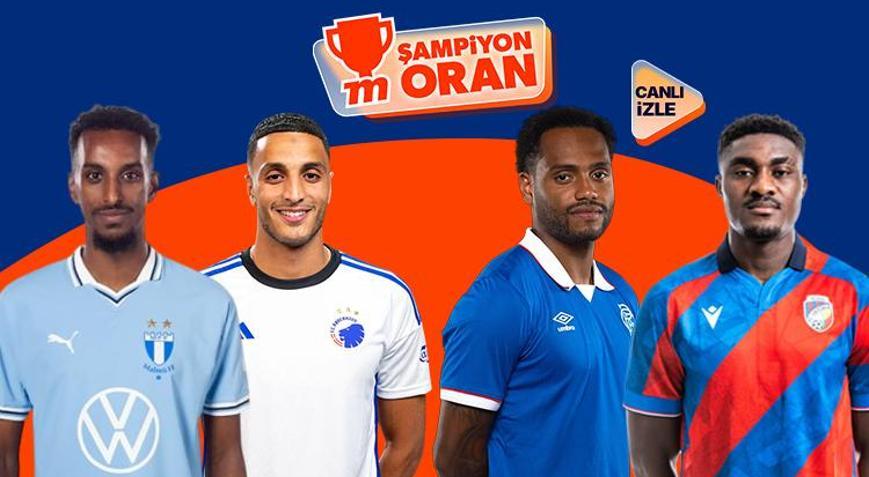 Şampiyonlar Liginde Malmö sahasında Kopenhagla, Rangers da İskoçyada Viktoria Plzenle karşılaşacak Maçların heyecanı Canlı Yayın, Canlı Sohbet ve Şampiyon Oranlar ile Mislide