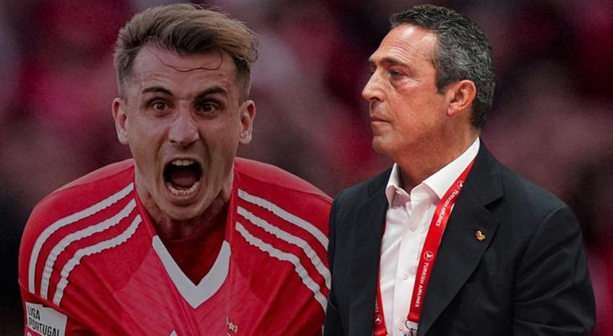 Fenerbahçe özel jeti geri çağırdı Kerem Aktürkoğlu, Benfica ile görüştü