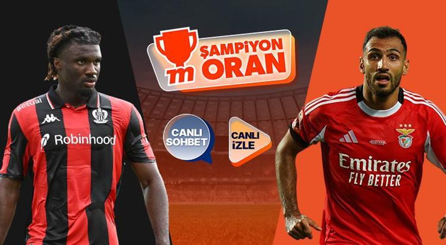 Şampiyonlar Ligi’nde Nice ile Benfica karşılaşıyor Maçın heyecanı Canlı Yayın, Canlı Sohbet ve Şampiyon Oranlar ile Mislide