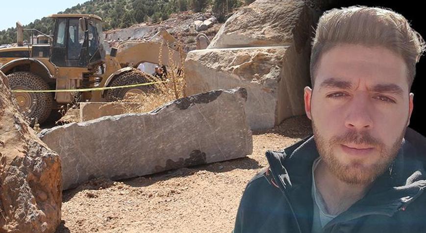 25 gün önce işe başlamıştı 3 tonluk mermer bloğunun altında can verdi
