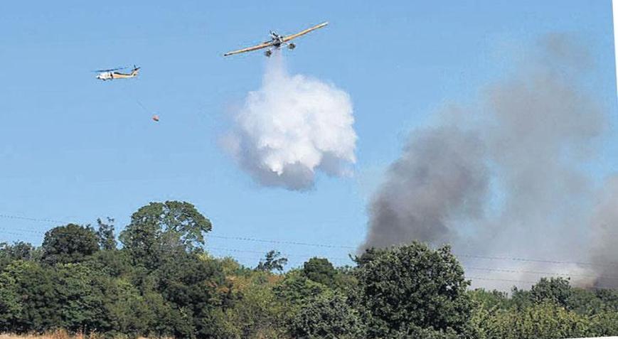 Çanakkale yine yandı, Sinop’ta mücadele sürdü