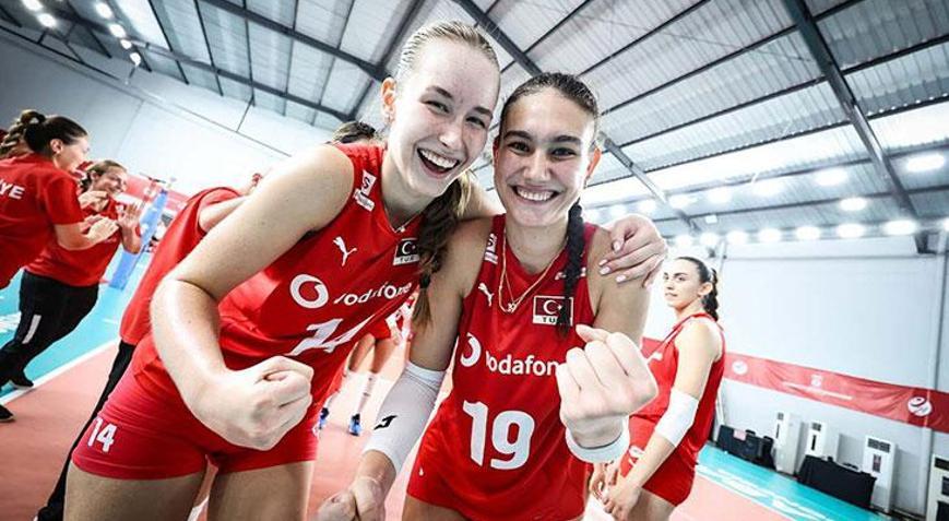 U21 Türkiye, İtalyayı yıkarak turladı Defne Başyolcu ve Liza Safronova damga vurdu