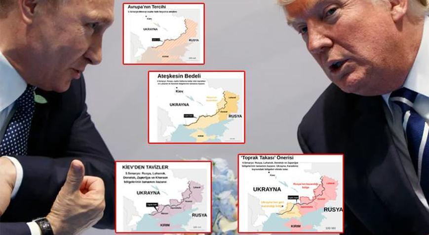 Rusya-Ukrayna savaşının sonu için 4 harita, 4 senaryo