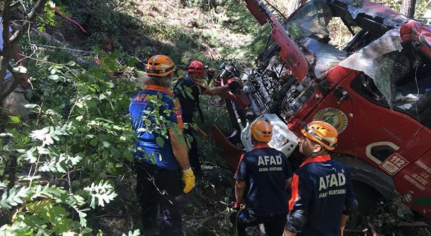 Osmaniyedeki arazöz kazasında orman şehidi sayısı 2ye çıktı