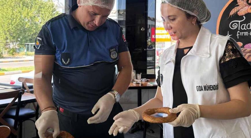 Zabıtadan fırınlarda hijyen denetimi