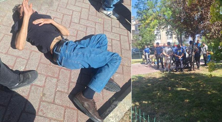 Taciz iddiasına mahalleliden dayak Marketten dönerken takip etti, peşinden eve girdi