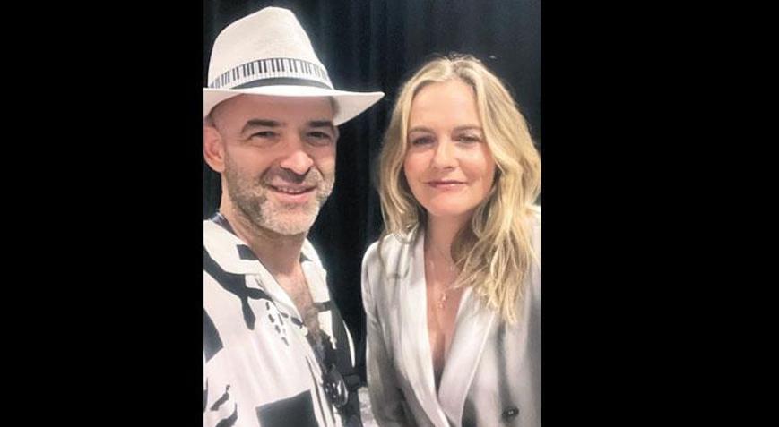 Alicia Silverstone ile bir araya geldi