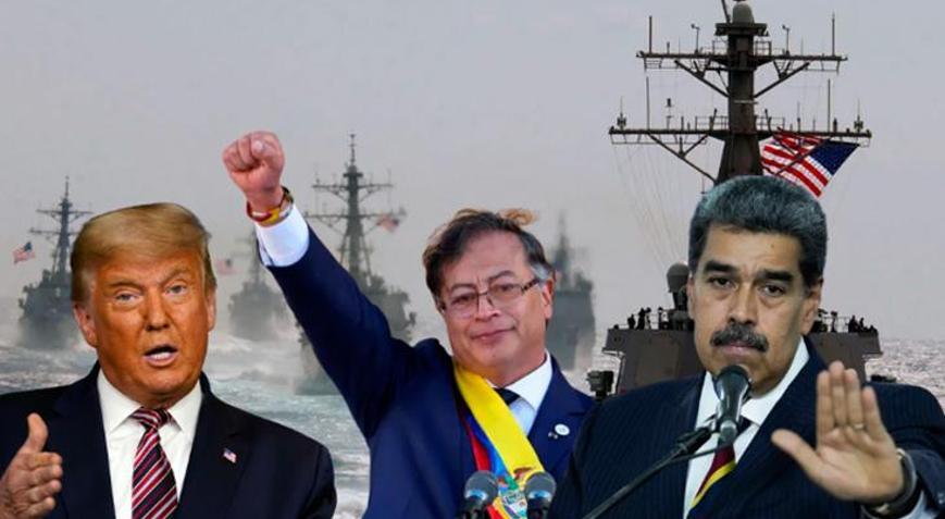 3 savaş gemisi Kolombiyaya ilerliyor iddiası, ABDye Venezuela uyarısı