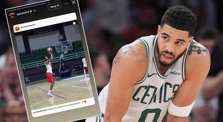 NBA yıldızı Jayson Tatumdan Göztepe paylaşımı