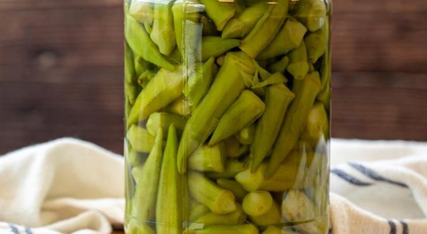 Kışın ortasında yaz tazeliğinde bamya Kışlık bamya konservesinin püf noktası