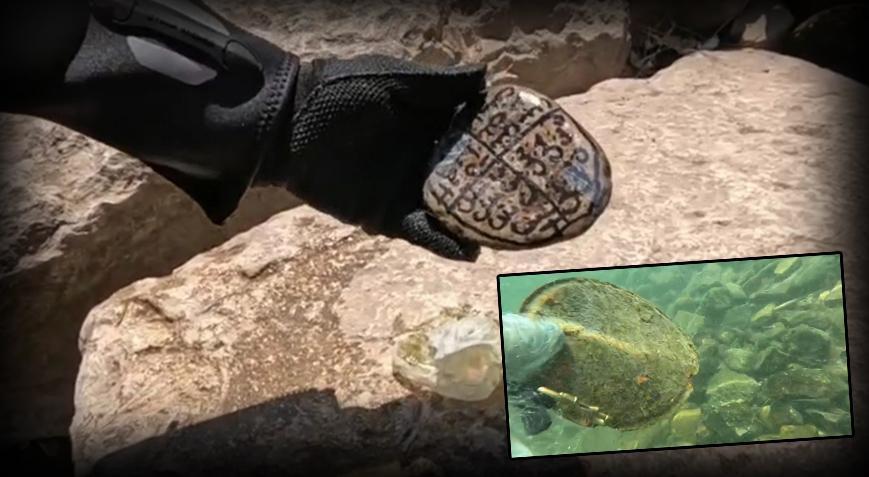 Batman Çayına dalış eğitimi için girdiler; suyun altından çıkan muska herkesi şoke etti