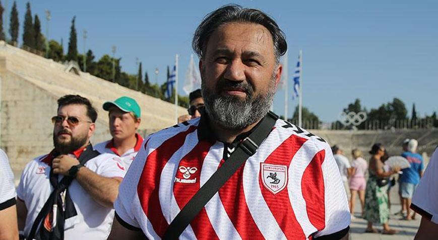 Türk taraftar, Samsunsporun Panathinaikos maçı için 10 bin 300 kilometre yol katetti