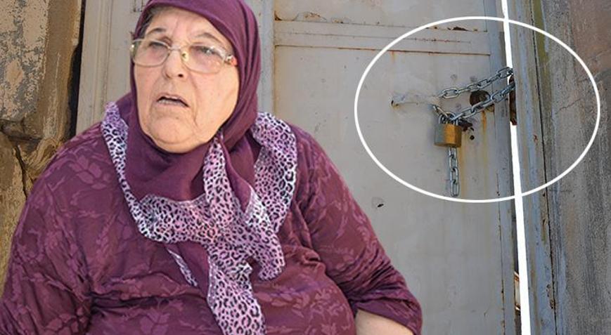 Evin kapısına zincir vuruldu Komşular şaşkın: 2 kişi beraber ölür mü