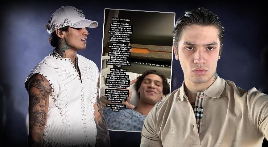 Saldırı sonrası rapçi Çakal’dan ilk açıklama Hastane odasından paylaştı