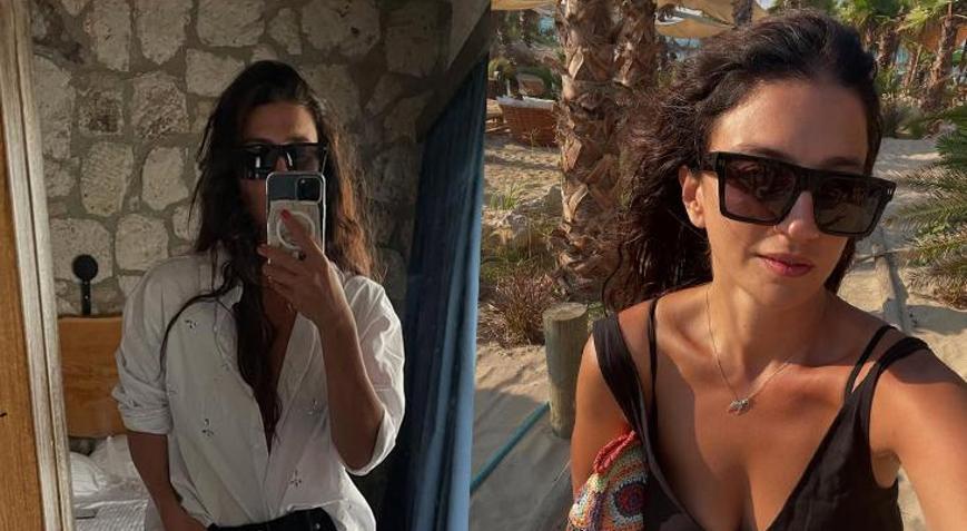 Eşref Rüyadan kızgın kumlara Ceren Benderlioğluun tatil ışıltısı