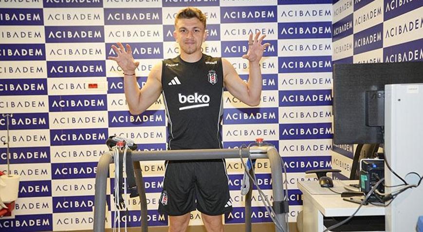 Beşiktaşta Rıdvan Yılmaz sağlık kontrolünden geçti